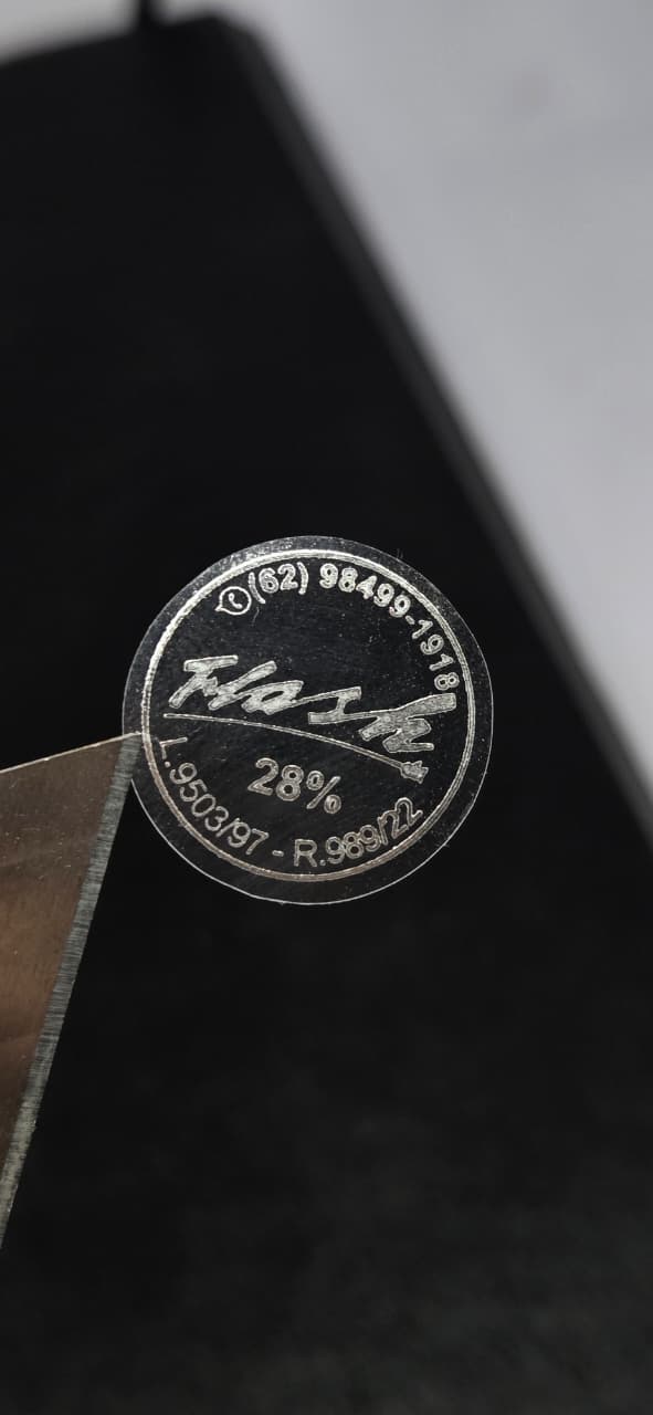 Chancela prata personalizada